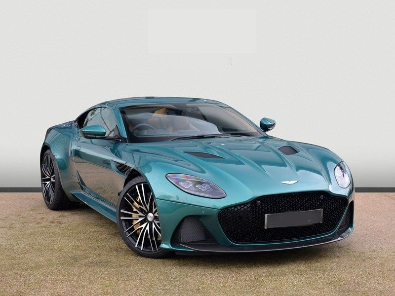 An Aston Martin DBS available for chauffeur hire or self-drive.