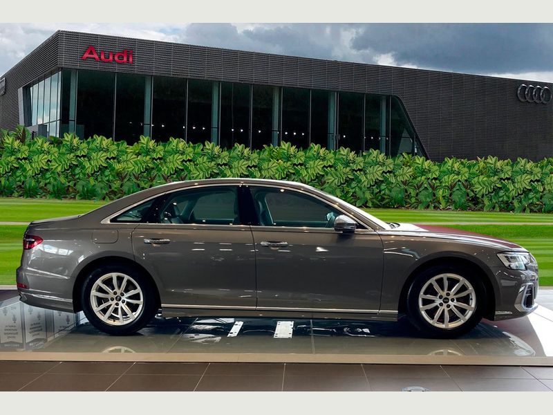 Take the wheel with an Audi A8 self-drive car hire.