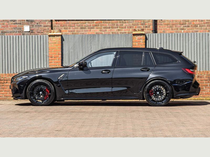 Close up of the BMW M3's sporty design features
