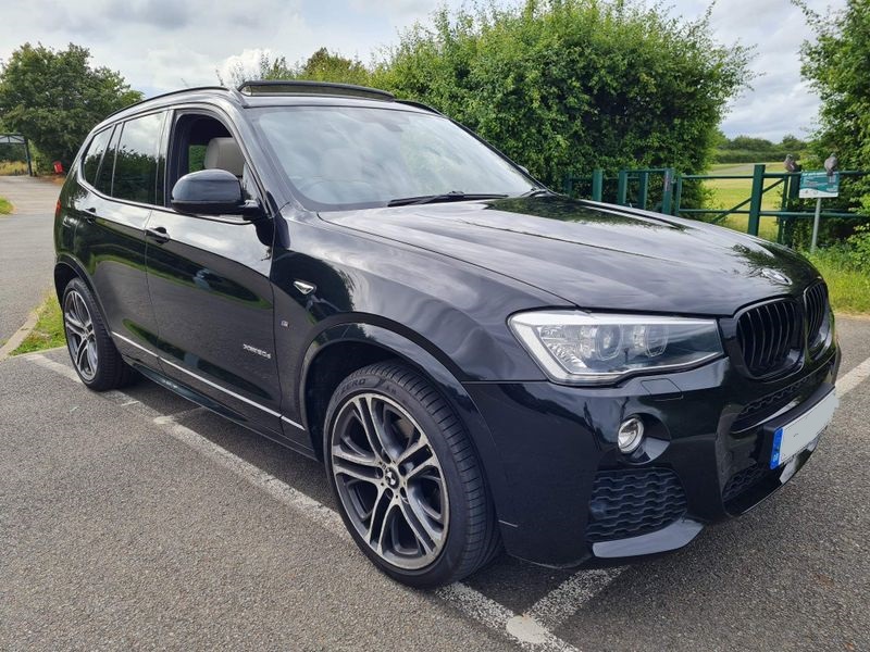 A front view of the stylish BMW X3
