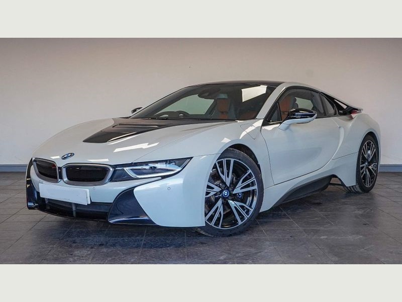 BMW i8 with a professional chauffeur ready to drive