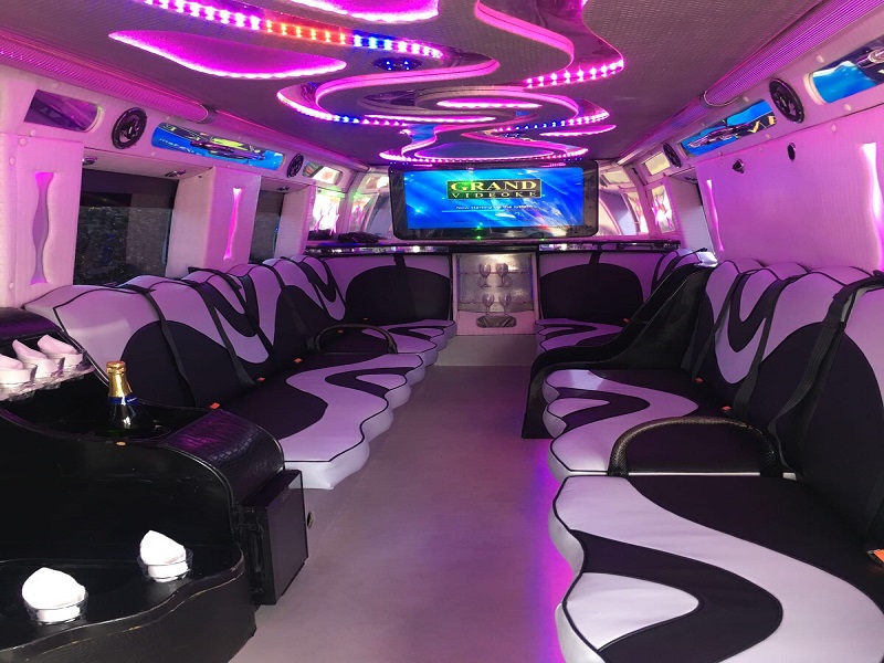 Chauffeured Party Bus Limo