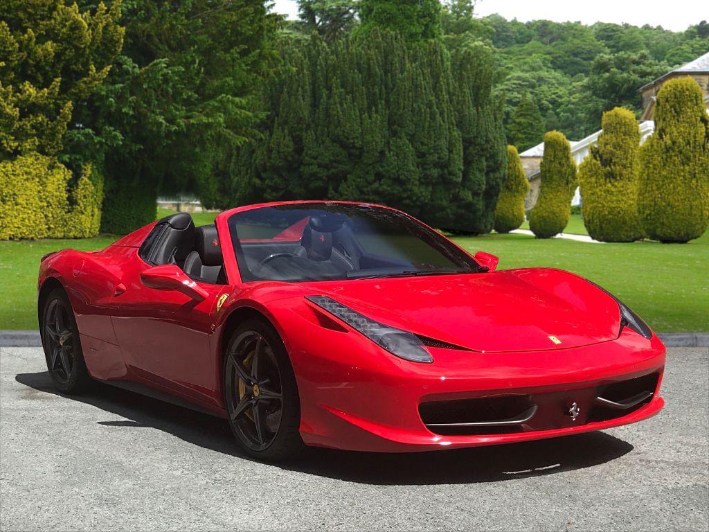 Experience luxury with a chauffeured Ferrari 458 hire