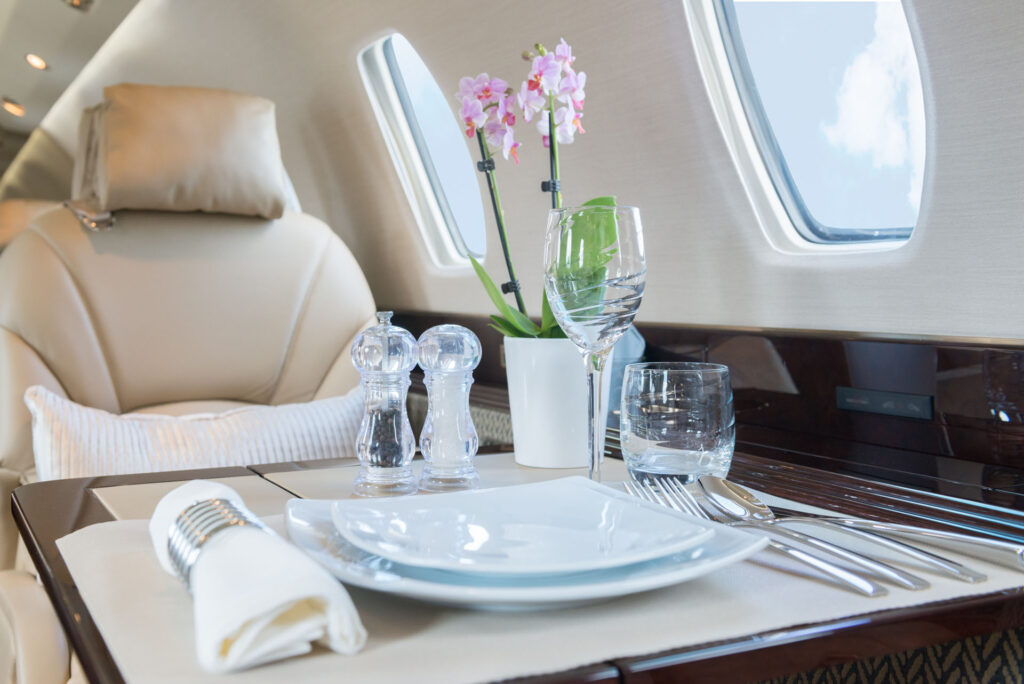 The Citation X private jet on an airfield, ready for charter.