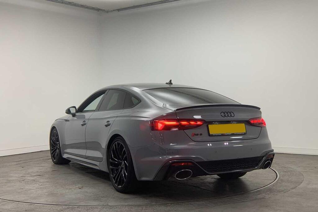 Grey Audi RS5 Hatchback Sideview